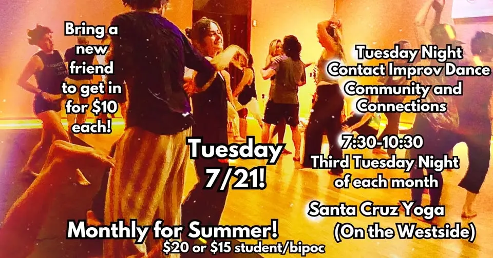 First and Third Tuesday Night Contact Improv Dance Class and Jam