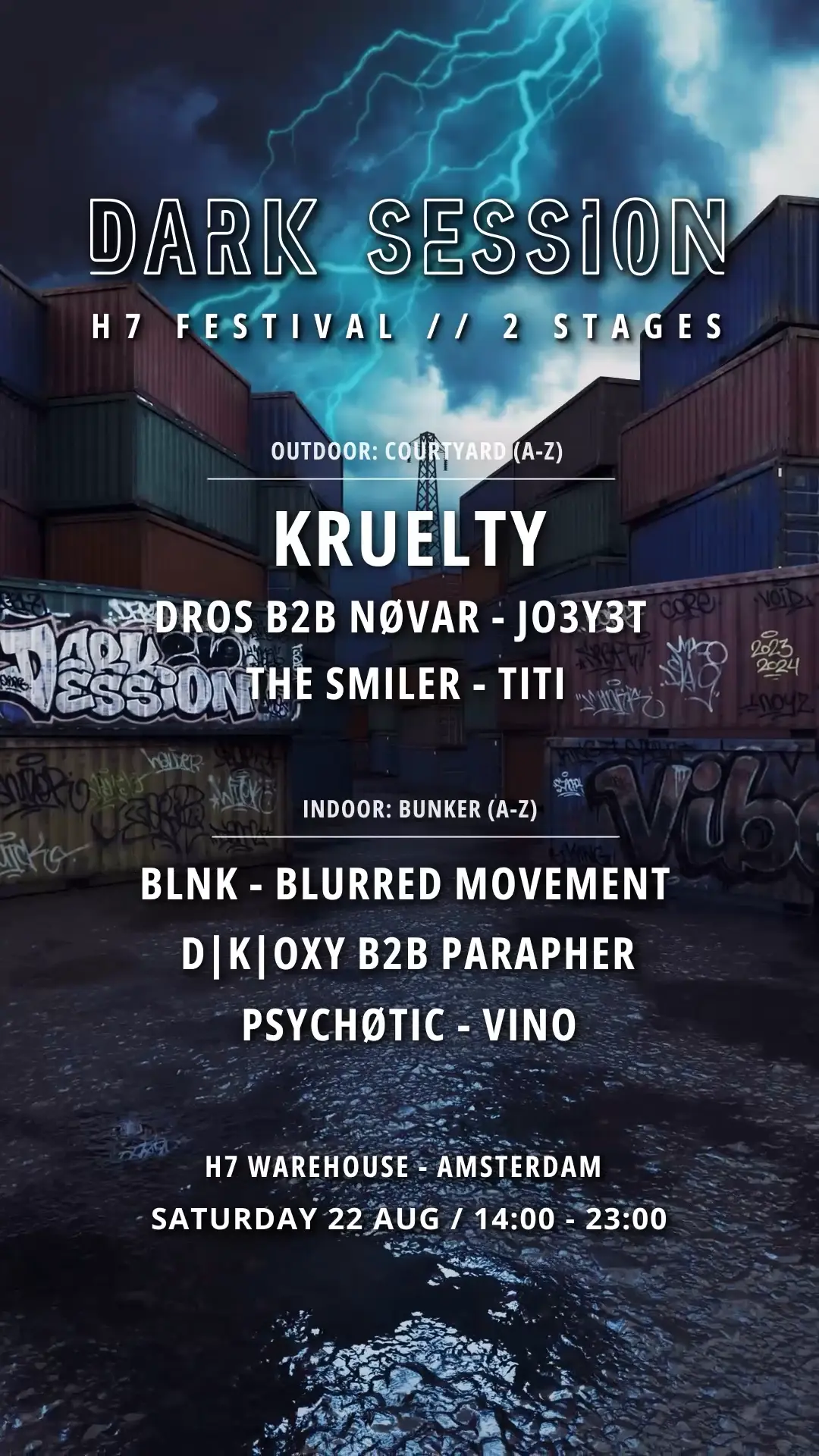 22-08-2026 H7 FESTIVAL // AMSTERDAM