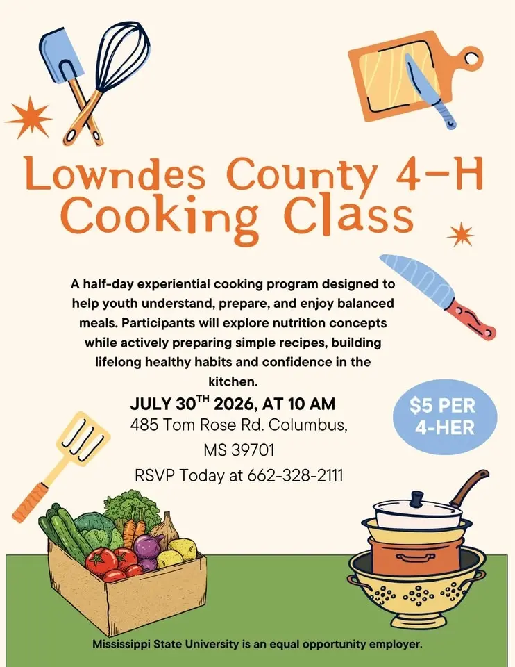 4-H Cooking Classes