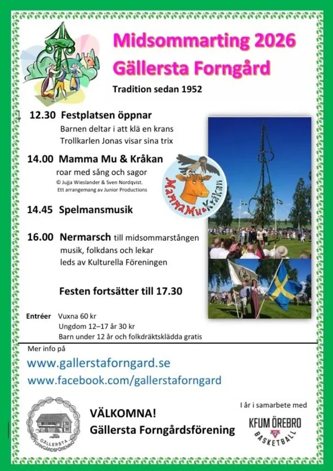 Midsommar på Gällersta forngård