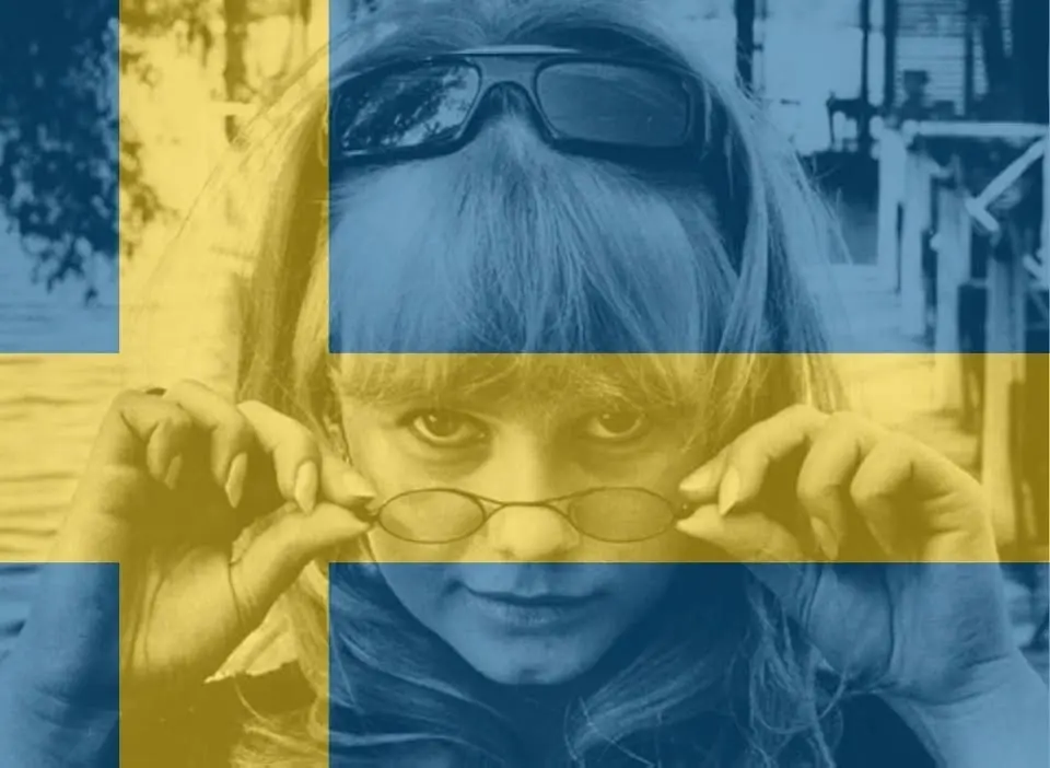 Svenska flaggans dag med Lena Nyman: Jag är nyfiken (gul & blå)
