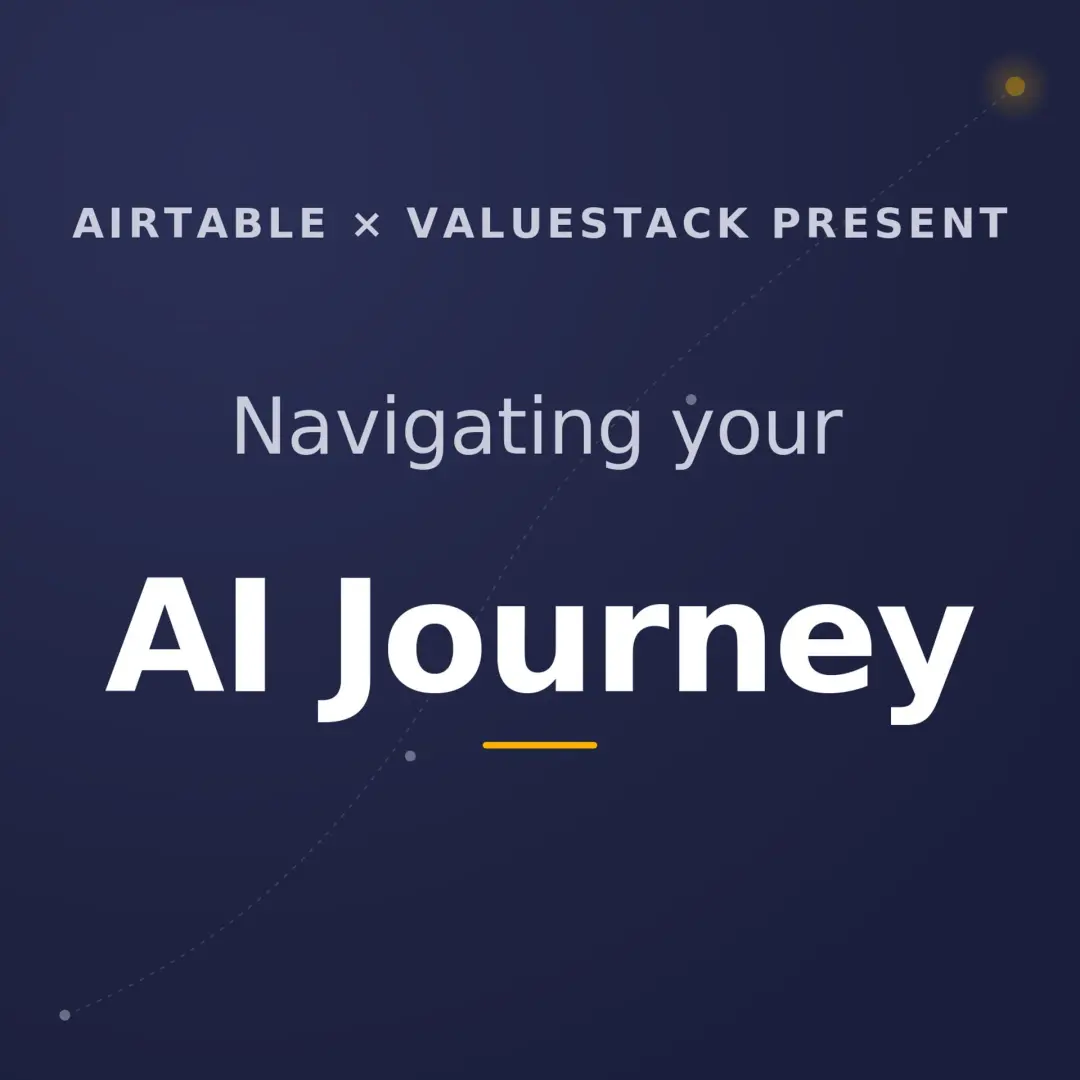 Navigating your AI Journey