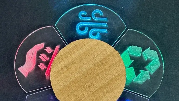 Acrylglas lasern, Formen und Gravuren die auffallen