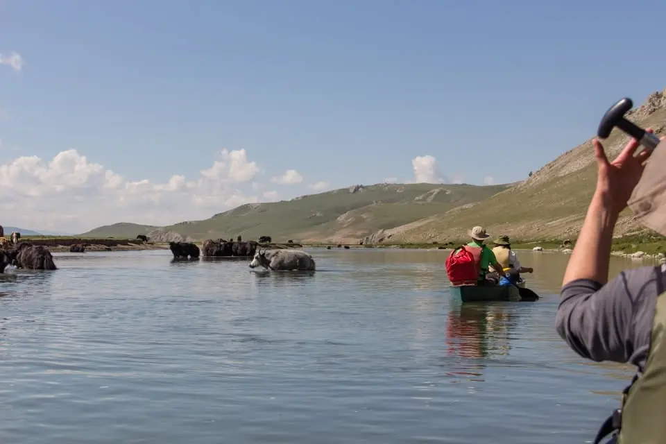 Mongolei, mit dem Kanu bis in den Baikal, von wilden Pferden, Yaks und buddhistischen Klöstern