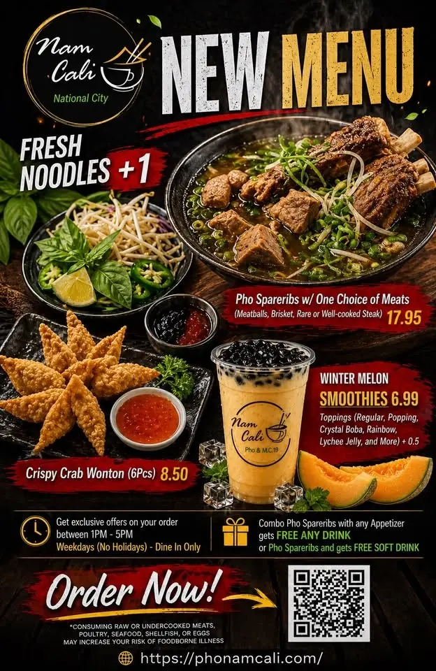 Happy hour at Pho Nam Cali