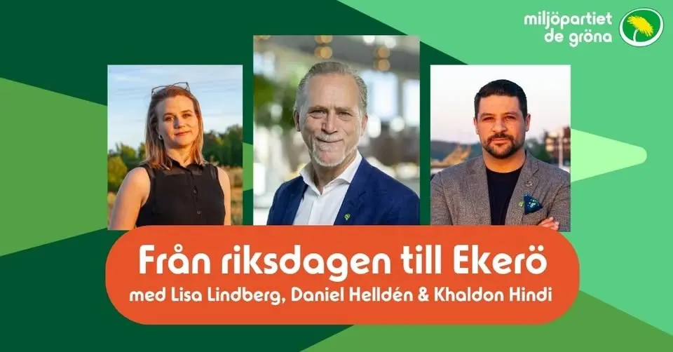 Från riksdagen till Ekerö - möt Daniel Helldén