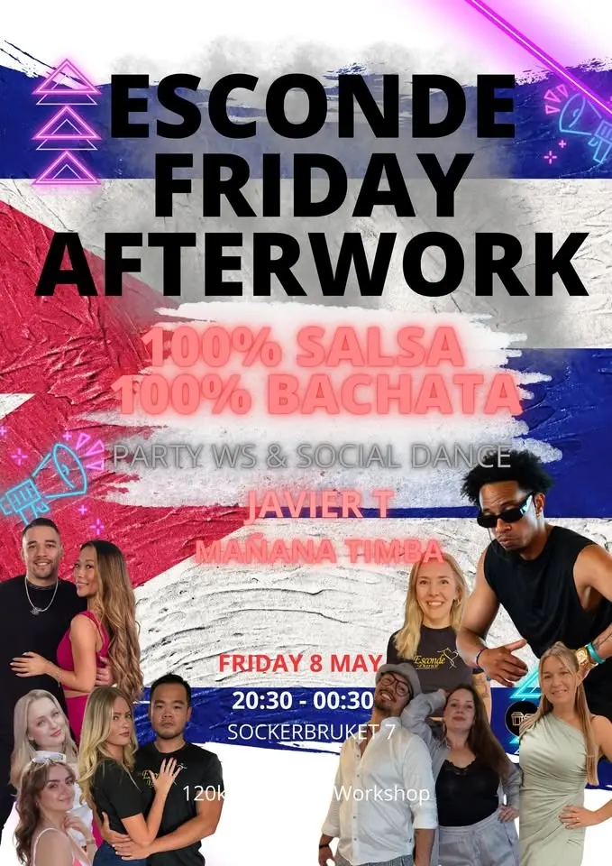 Esconde Friday Afterwork - 100% Salsa & 100% Bachata Social 8/5 💃🔥