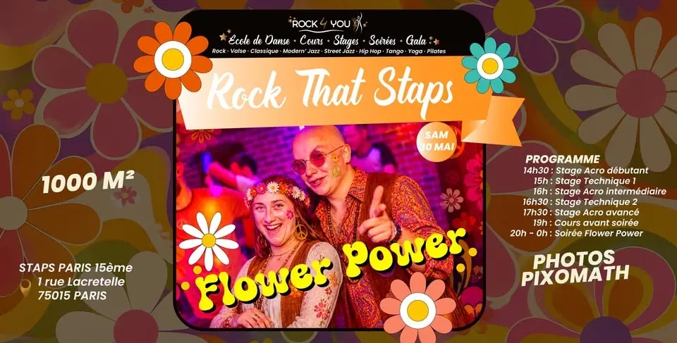 Rock That Staps - Flower Power
