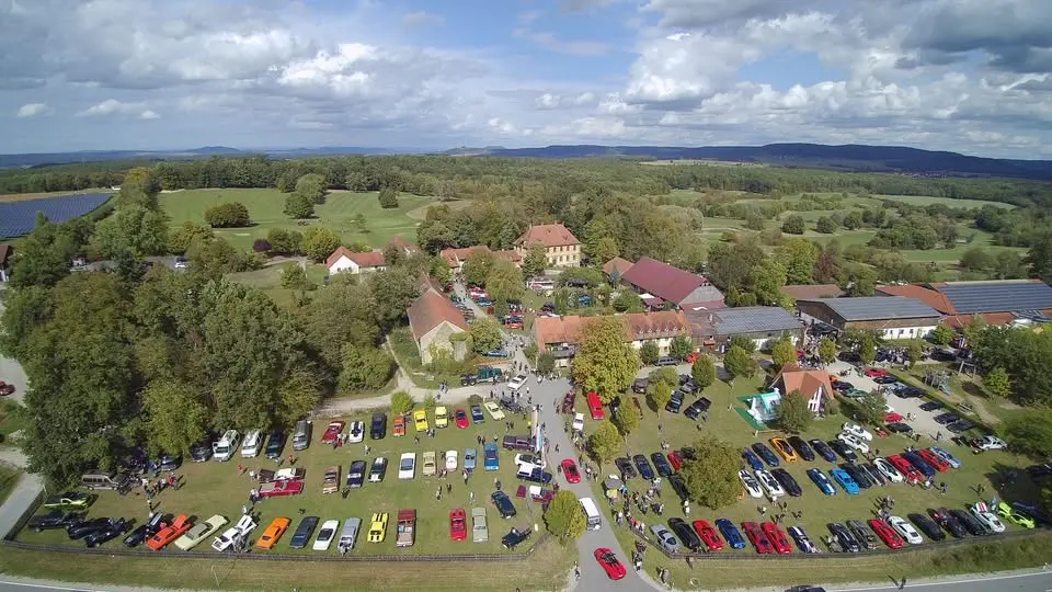 10. US-Car-Treffen der "US-Car Vereinigung Coburg /Bamberg" auf Gut Leimershof bei Breitengüßbach