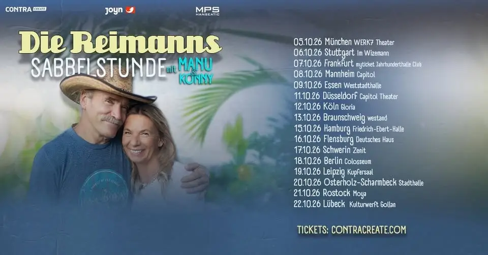 DIE REIMANNS - SABBELSTUNDE MIT MANU & KONNY Tour 2026 in Schwerin