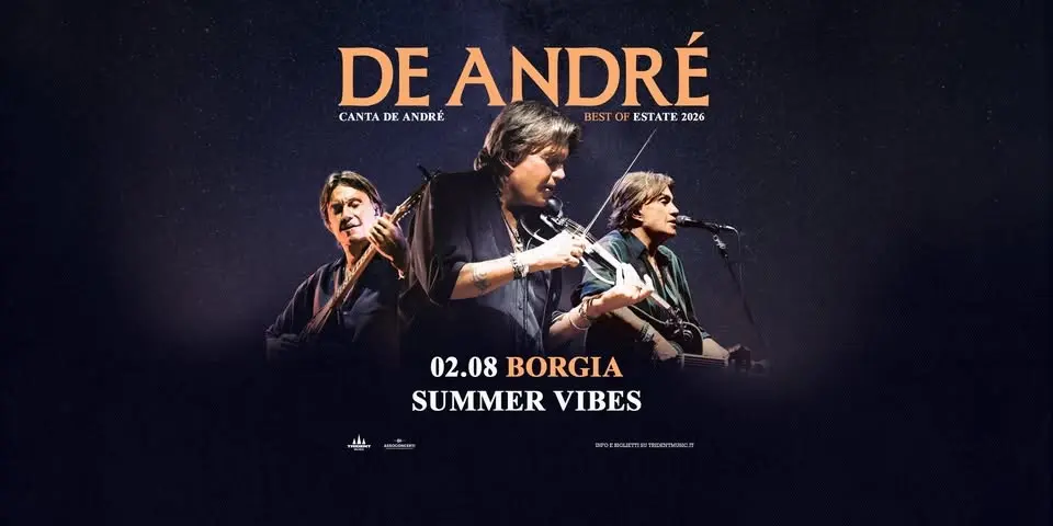 Cristiano De André • Borgia (CZ) @ Summer Vibes, 02/08/2026