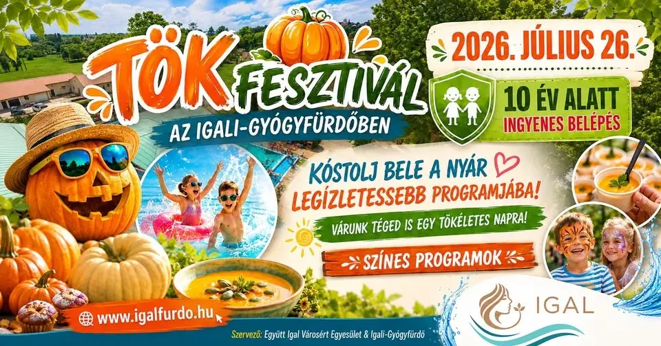 Tökfesztivál az Igali-Gyógyfürdőben