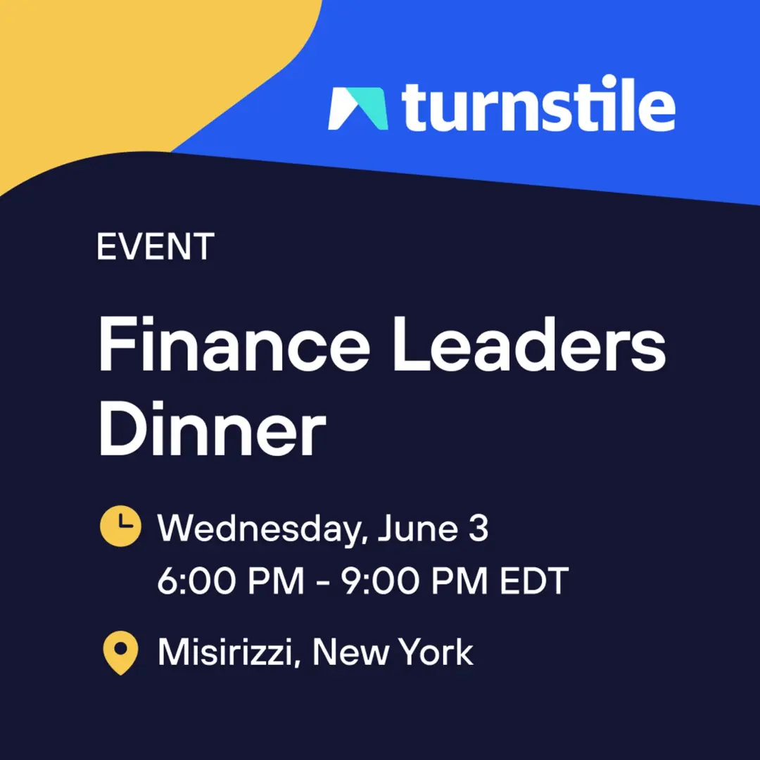 NYC Finance Leaders Dinner with Turnstile