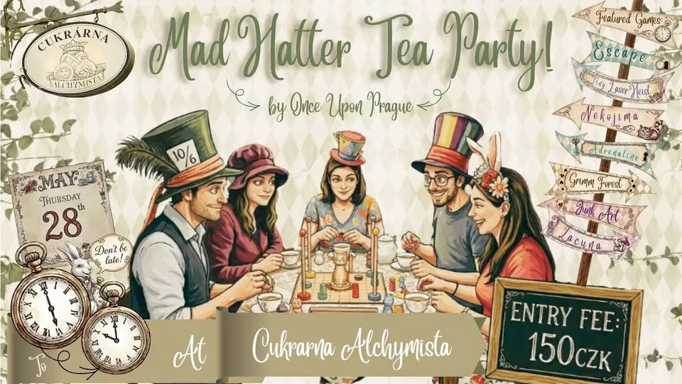 Mad Hatter Tea Party Game Night 🎩🤪