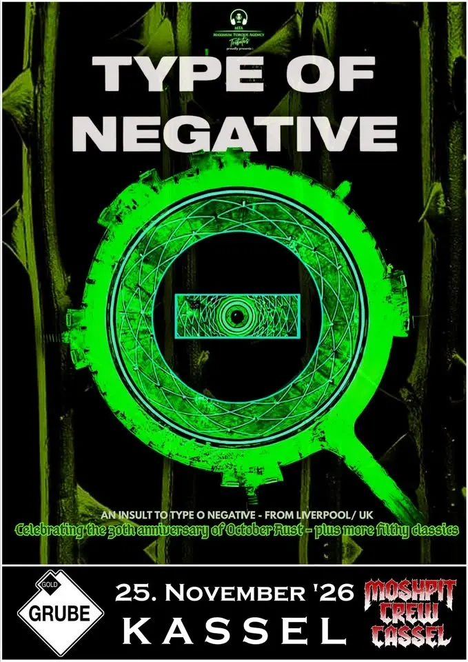 TYPE OF NEGATIVE (Type O Negative Tribute) @ Goldgrube Kassel