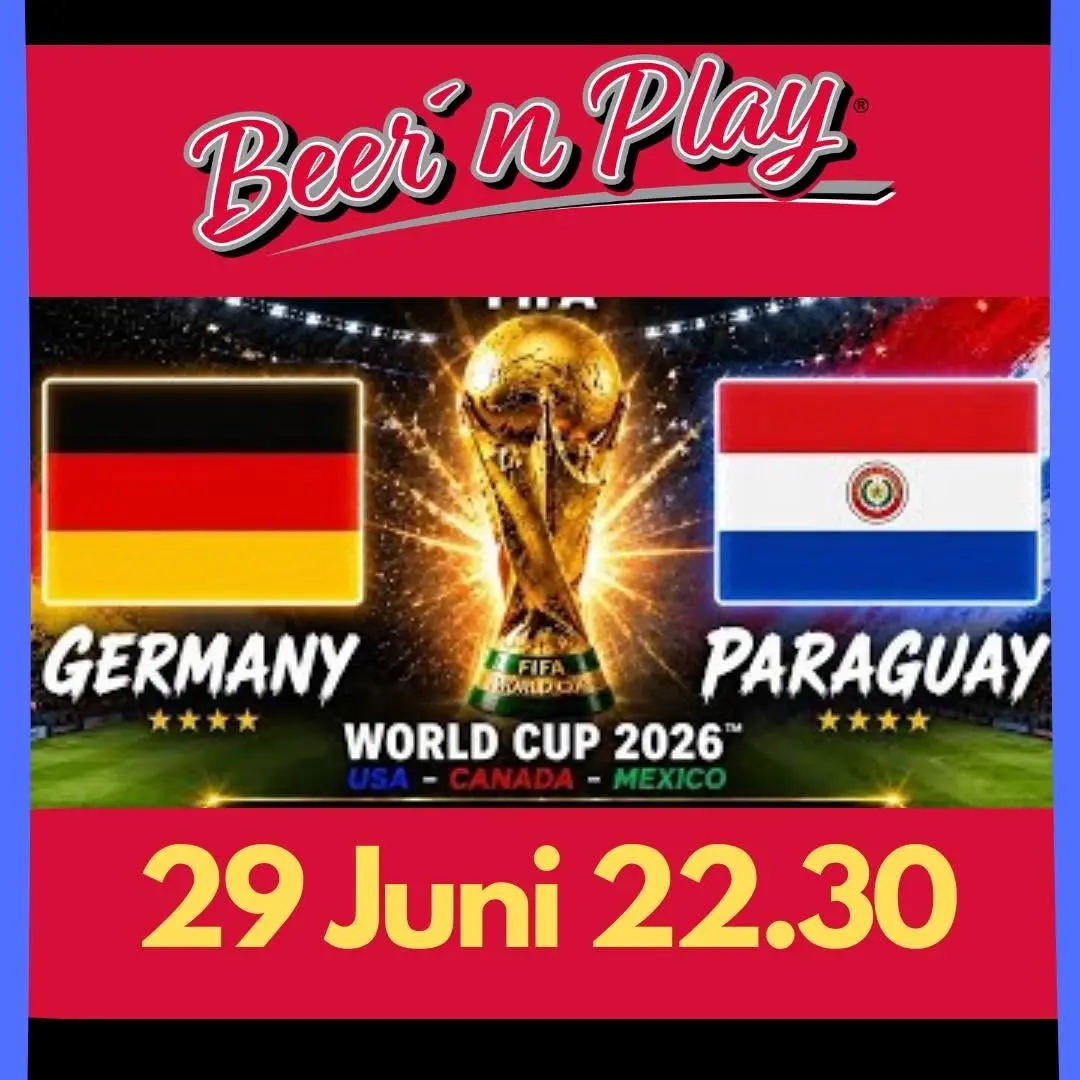 Tyskland – Paraguay på Beer’n Play Hornstull