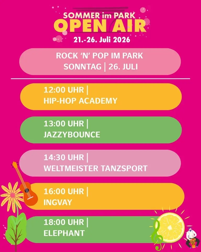Sommer im Park | Rock´n´Pop im Park