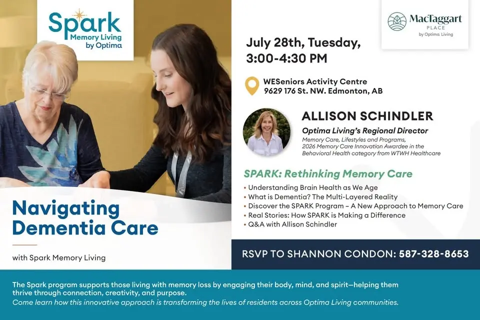 Friends of WE Seniors Event: Navigating Dementia Care with SPARK Memory Living