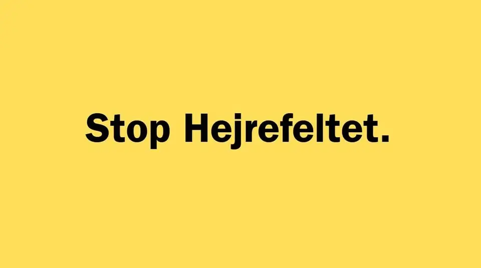 Demonstration: Stop Hejrefeltet - for altid!