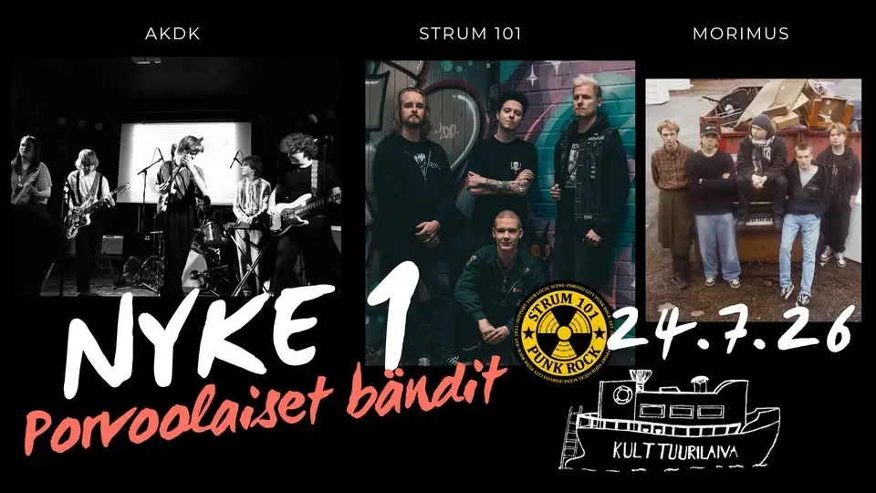 NYKE 1 Porvoolaiset bändit @ Porvoon Kulttuurilaiva