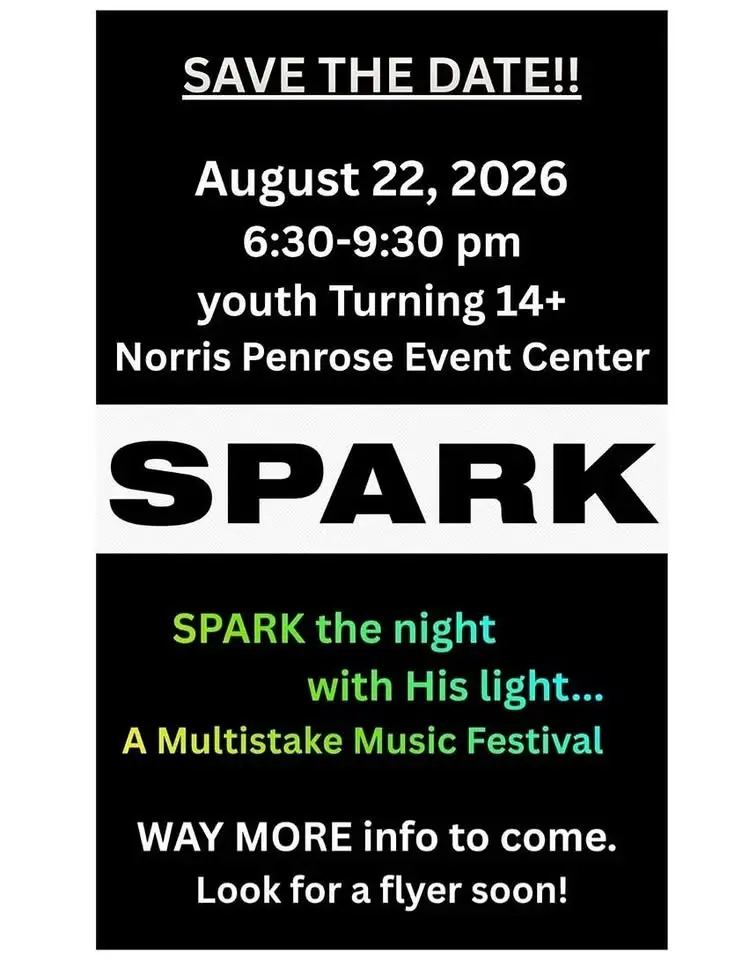 Spark! Youth 14+ Music Festival 2026