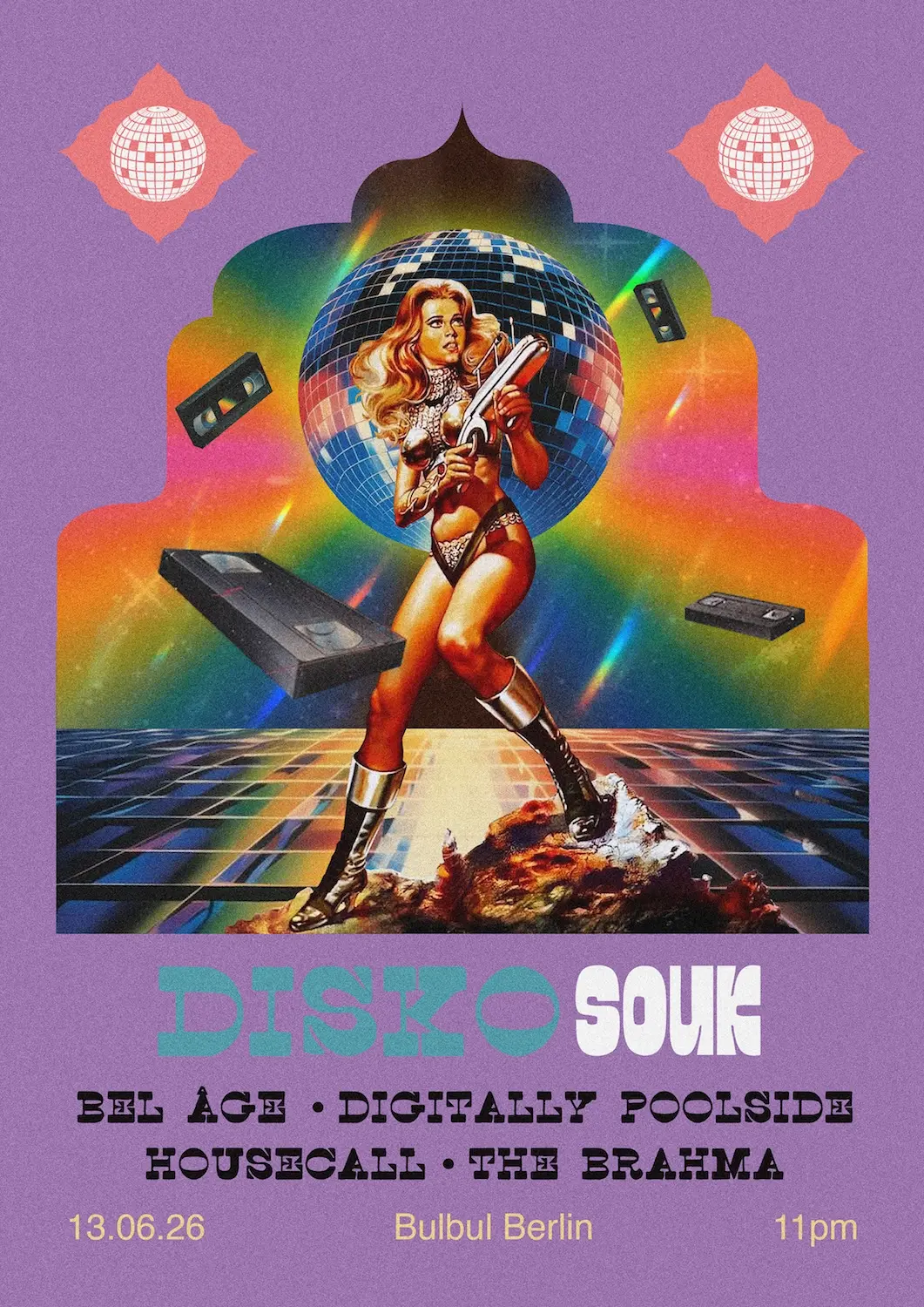 Disko Souk: Housecall, digitally poolside, Bel Âge, The Brahma