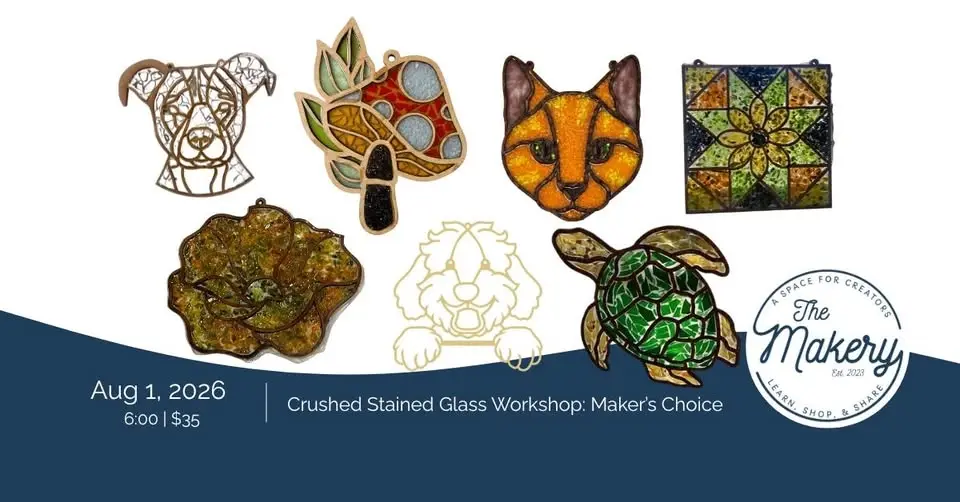 Crushed Stained Glass Workshop 