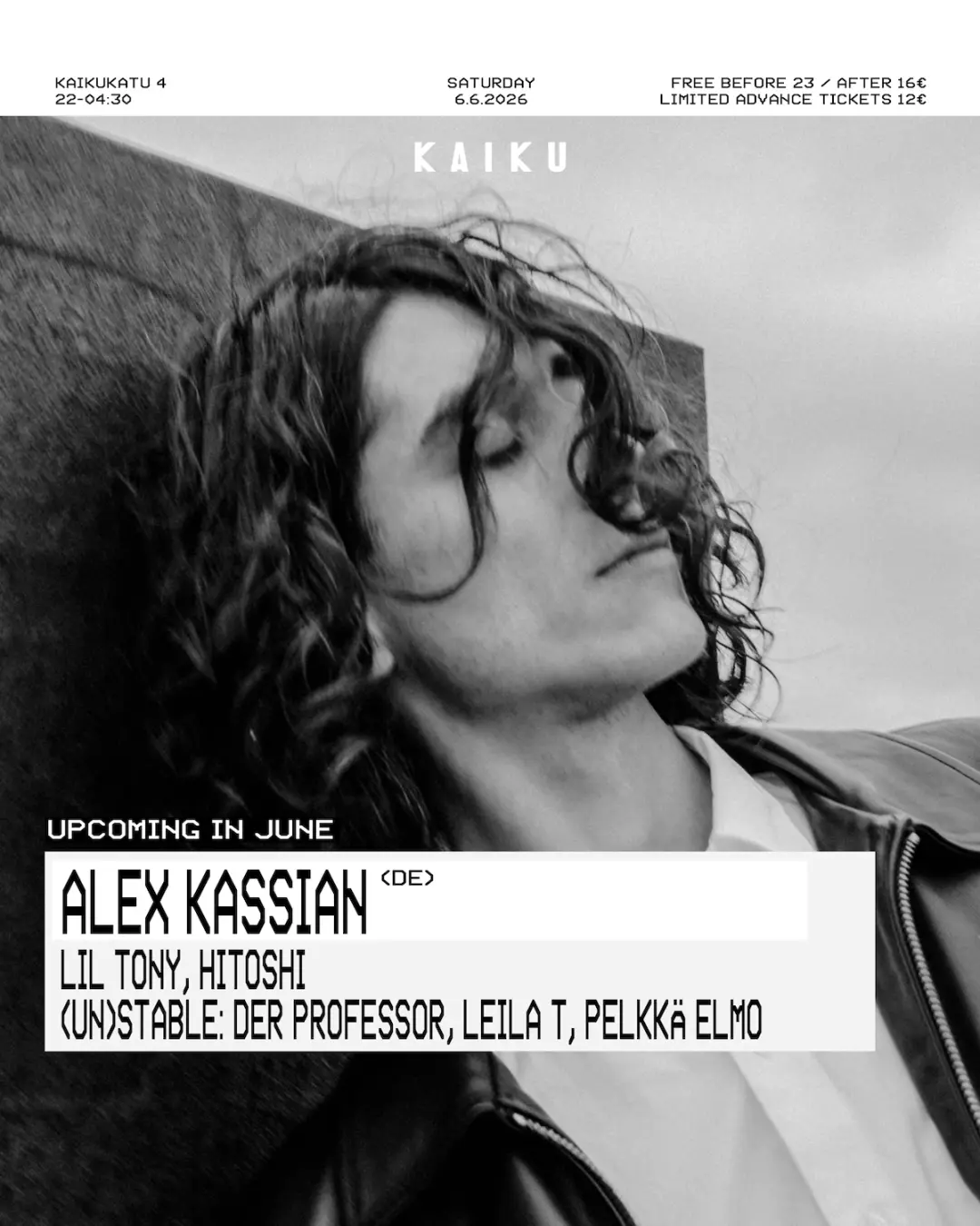 Kaiku presents: Alex Kassian (DE)