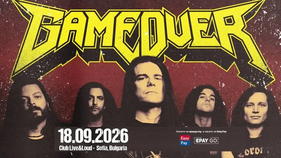 GAME OVER live in Sofia