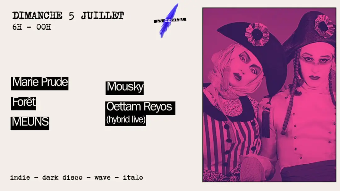 Marie Prude, Mousky, Forêt, Meuns, Oettam Reyos(Hybrid Live)