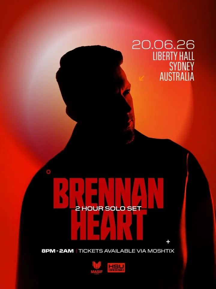 Masif & HSU present Brennan Heart [2hr set] @ Liberty Hall [20.06.2026] 
