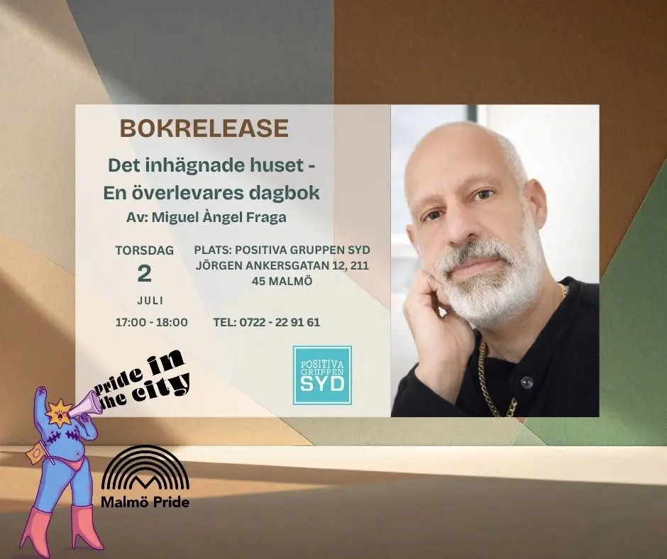 PRIDE IN THE CITY: Positiva Gruppen Syd, Bokrelease med Miguel Ángel Fraga
