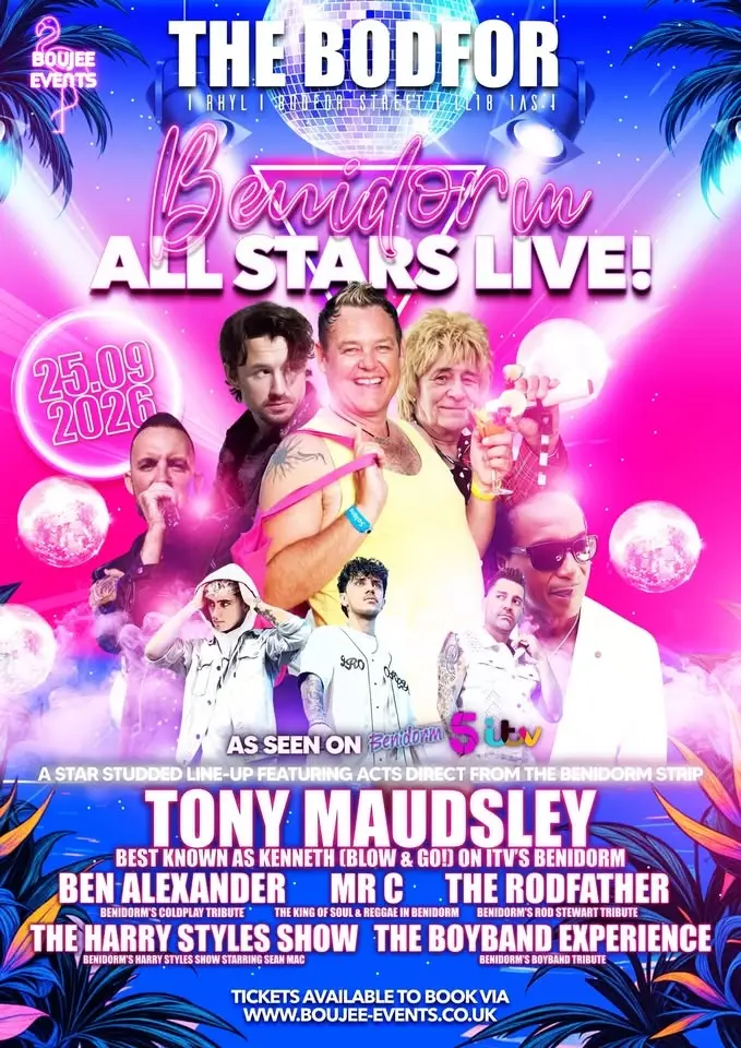 Benidorm All Stars Live - Rhyl 