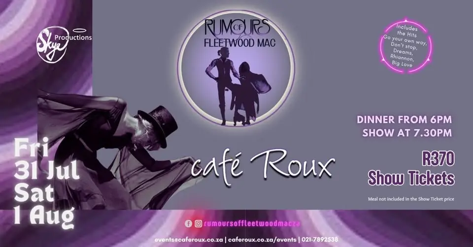 Rumours of Fleetwood Mac LIVE! @ café Roux