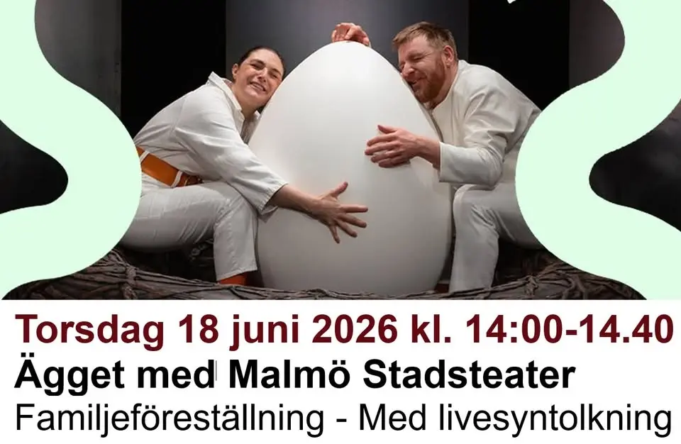 Ägget med Malmö Stadsteater | Syntolkad familjeföreställning på Malmö Sommarscen