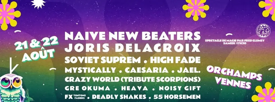 L'Atrack'Son Festival 2026 — Naive New Beaters, Joris Delacroix…