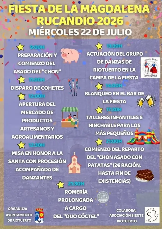 FIESTA DE SANTA MARIA MAGDALENA EN RUCANDIO