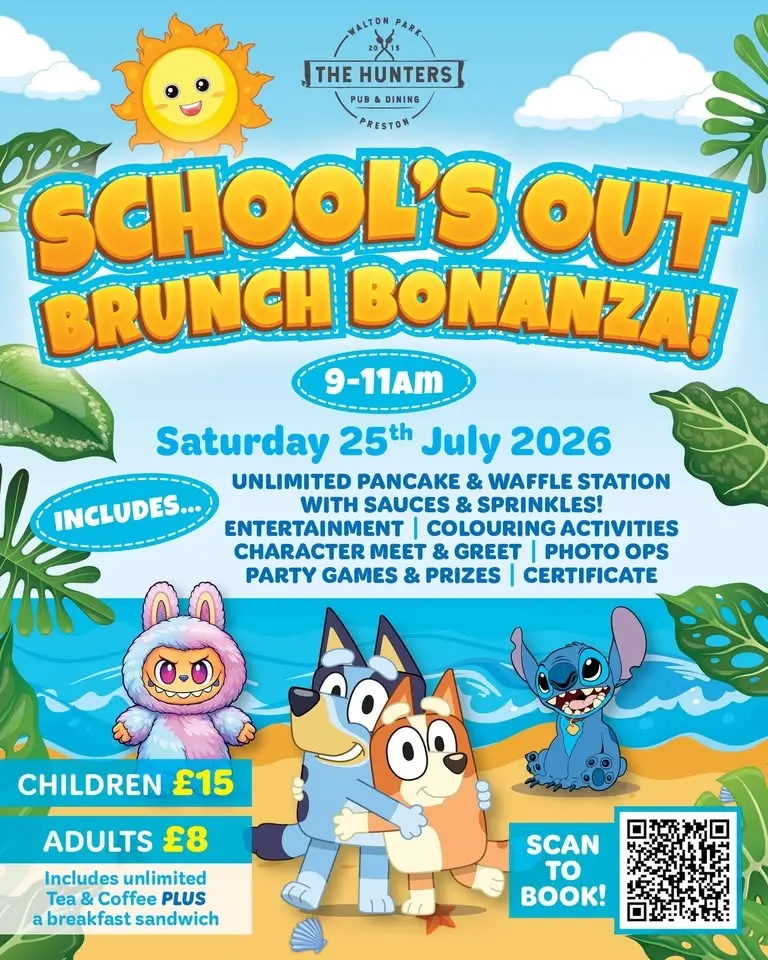  SCHOOL’S OUT BRUNCH BONANZA!