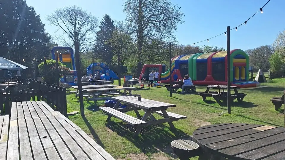 The Fun Hub's May HT Inflatable Play Centre at The Four Horseshoes Pub in Nursling