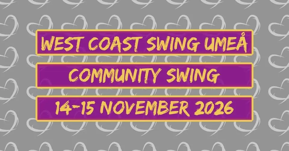 West Coast Swing Umeå: Community Swing 2026