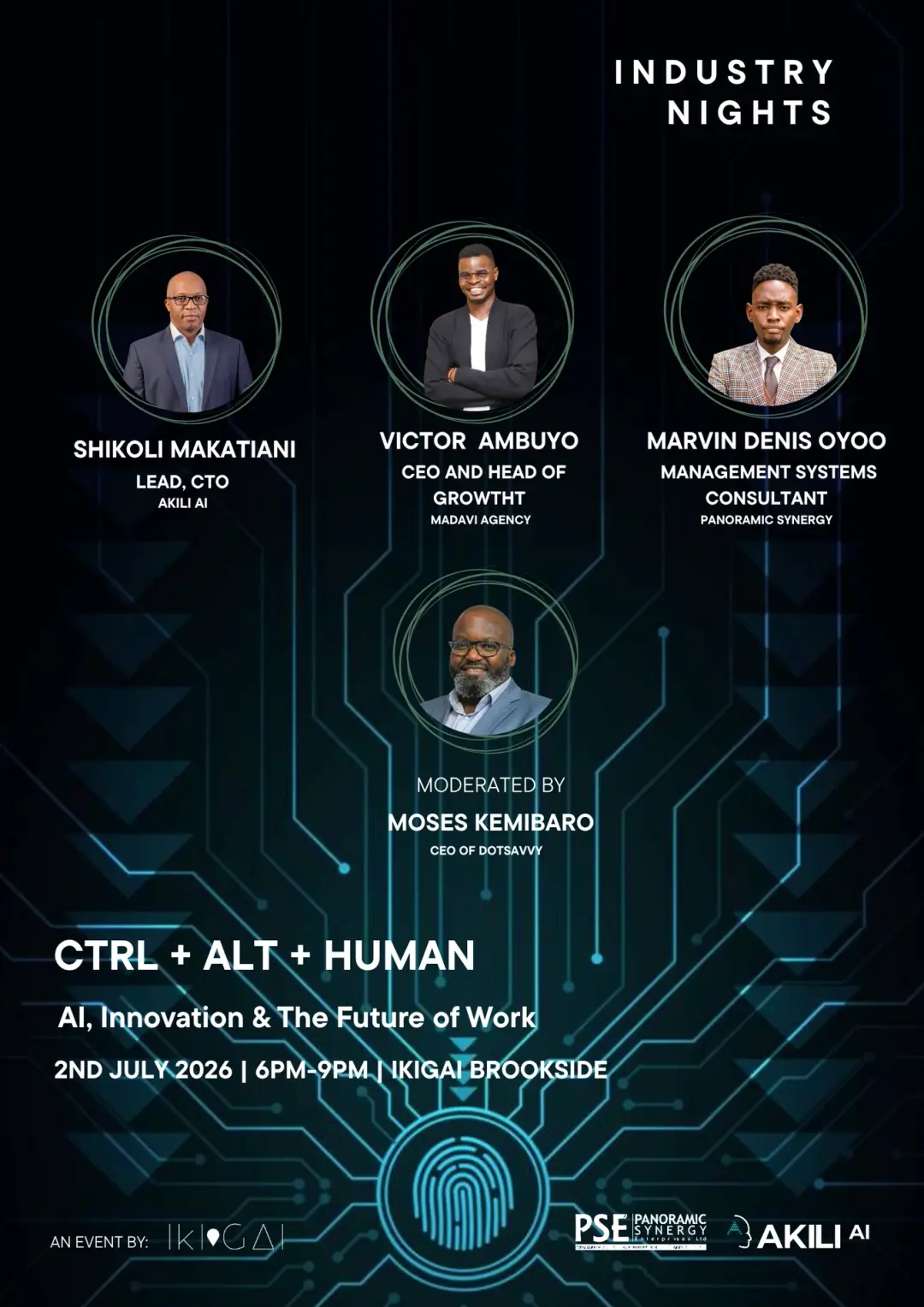 CTRL + ALT + HUMAN