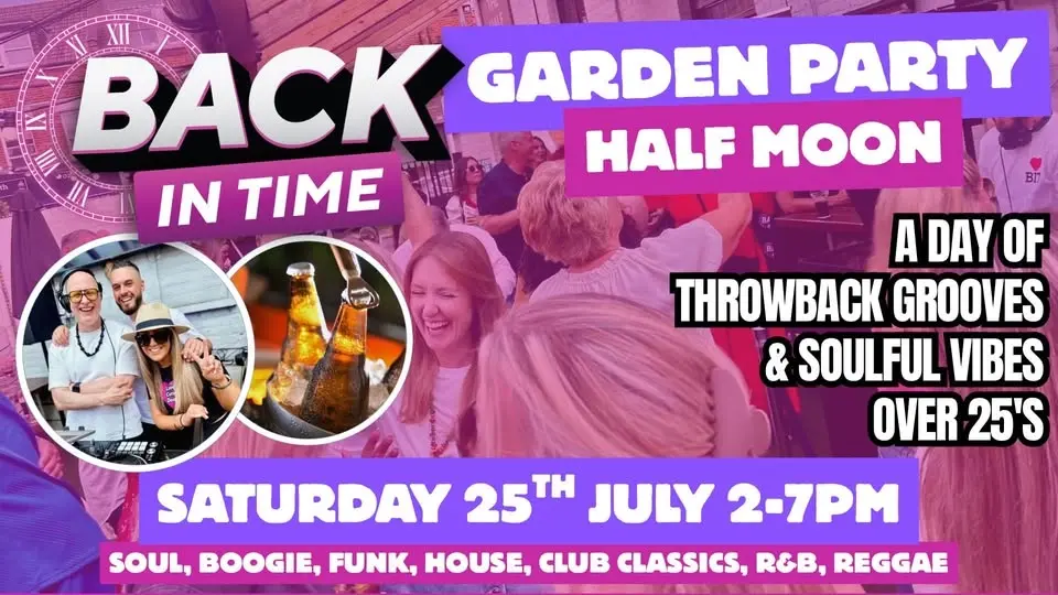 BACK IN TIME GARDEN PARTY
