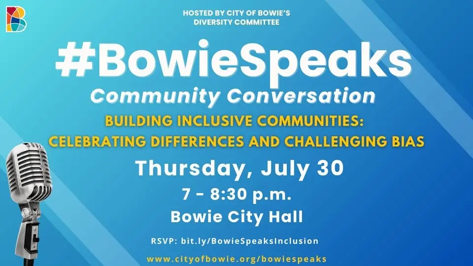 #BowieSpeaks: Building Inclusive Communities: Celebrating Differences and Challenging Bias