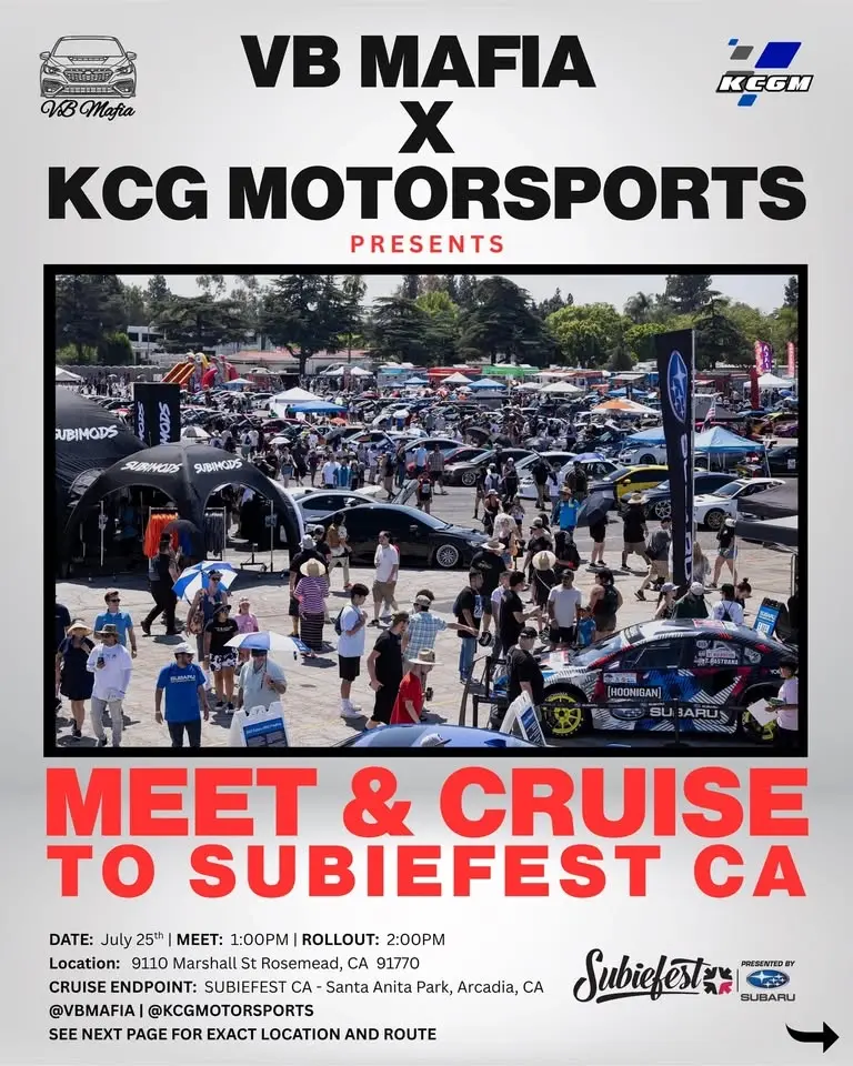 VB MAFIA  X  KCG Meet & Cruise to Subiefest 