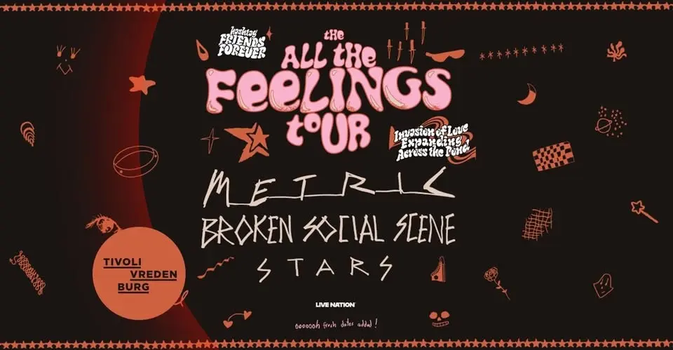 Metric, Broken Social Scene, Stars in Ronda | TivoliVredenburg
