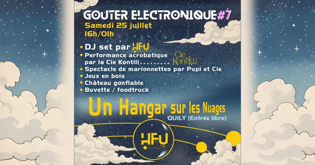 Gouter Electronique #7 Au Hangar Sur Les Nuages