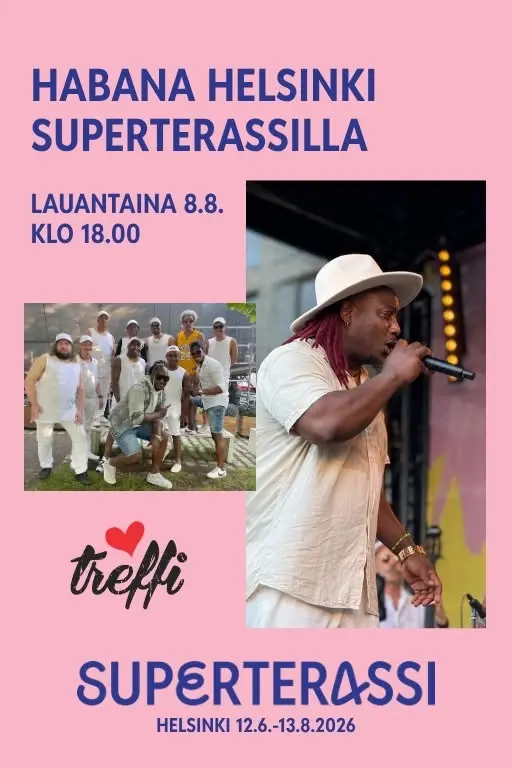Habana Helsinki Superterassilla lauantaina 8.8.! Vapaa pääsy