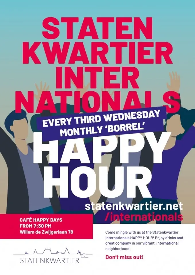 Happy Hour "Borrel" for Statenkwartier Internationals