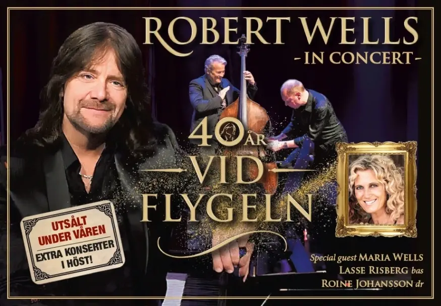 Robert Wells ”40 år vid Flygeln”