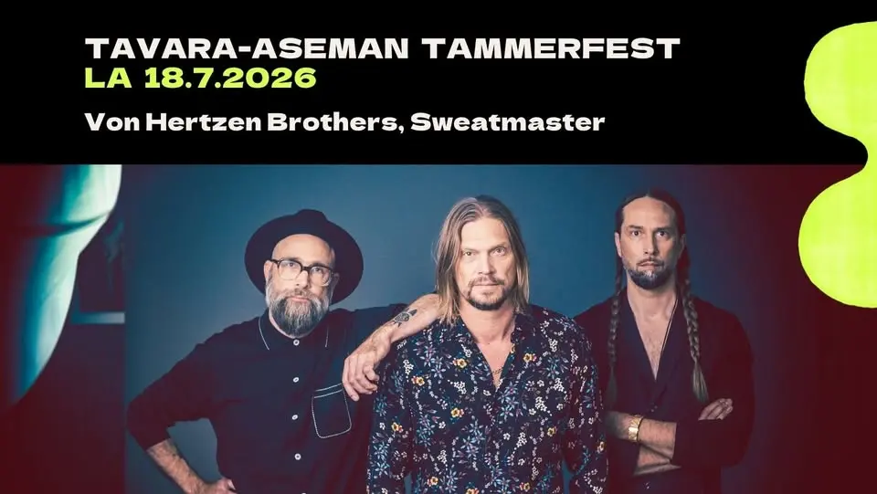 Von Hertzen Brothers, Sweatmaster 18.7. | Tavara-aseman Tammerfest